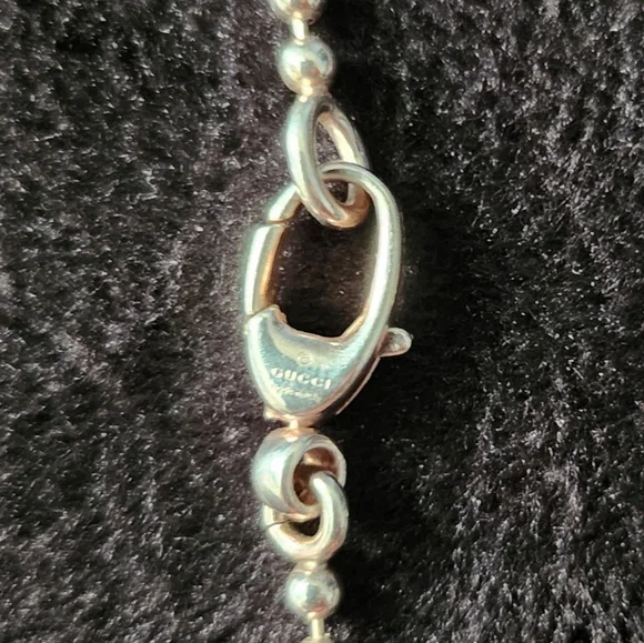 213. EUC Gucci 16" silver 925 choker necklace - Picture 6 of 7